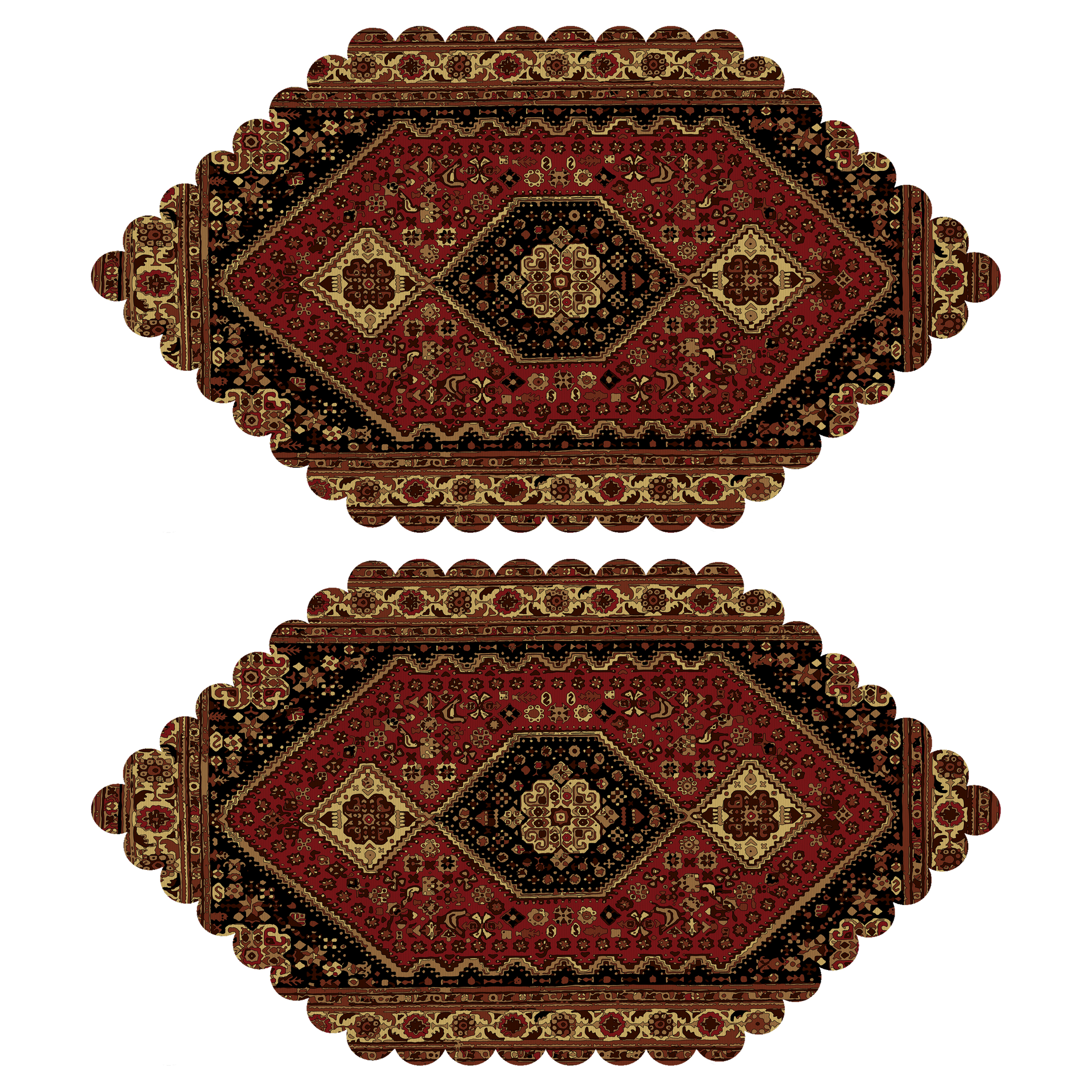 ست رومیزی 2 تکه مدل T5-42456