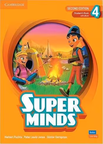 Super Minds 4 Second Edition (S.B W.B DVD) ویرایش جدید (کتاب دانش اموز   کتاب کار CD)