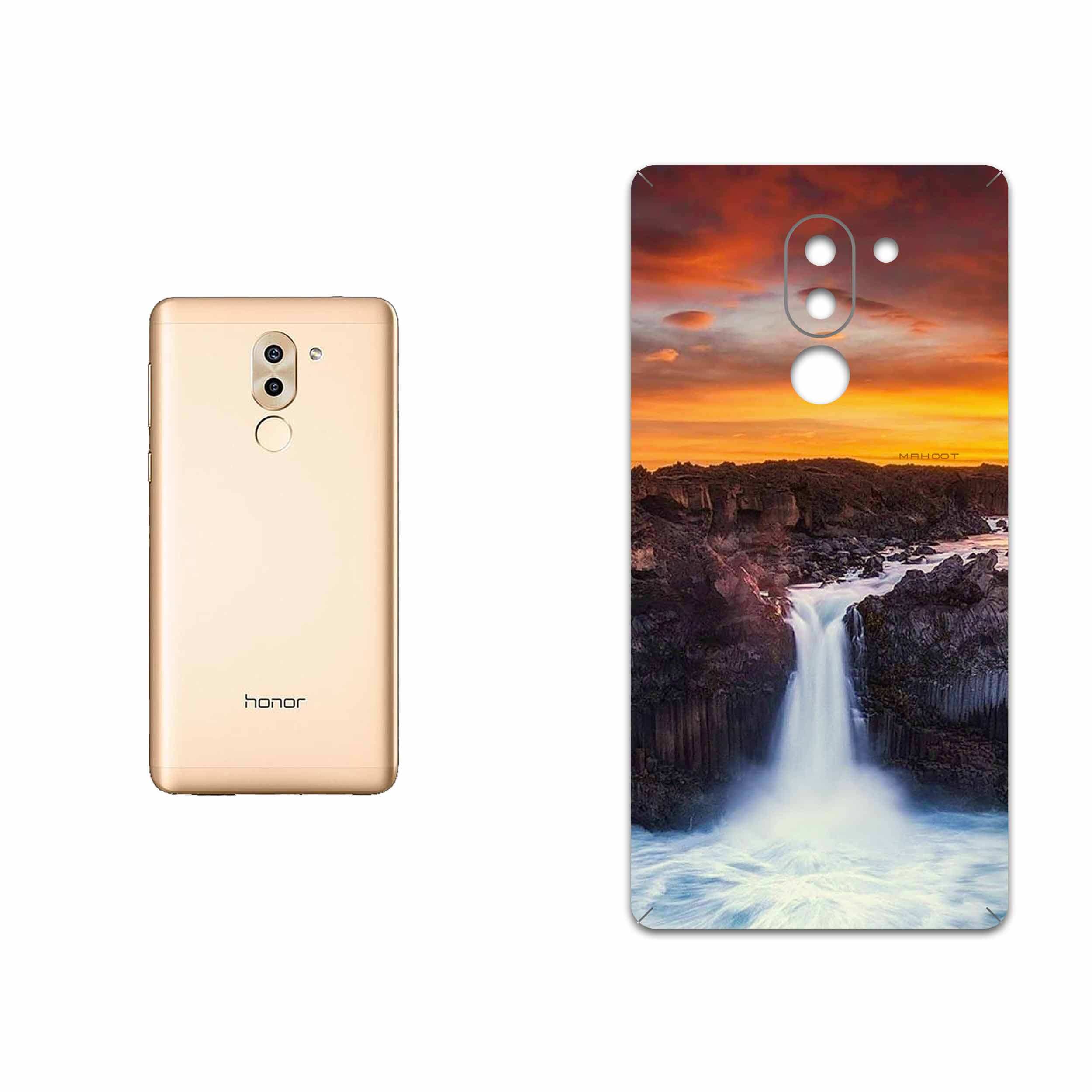 برچسب پوششی ماهوت مدل Waterfall مناسب برای گوشی موبایل آنر 6X