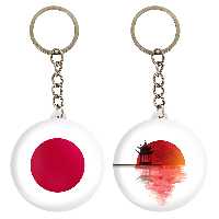 جاکلیدی خندالو مدل پرچم ژاپن کد 2063320643 مجموعه 2 عددی