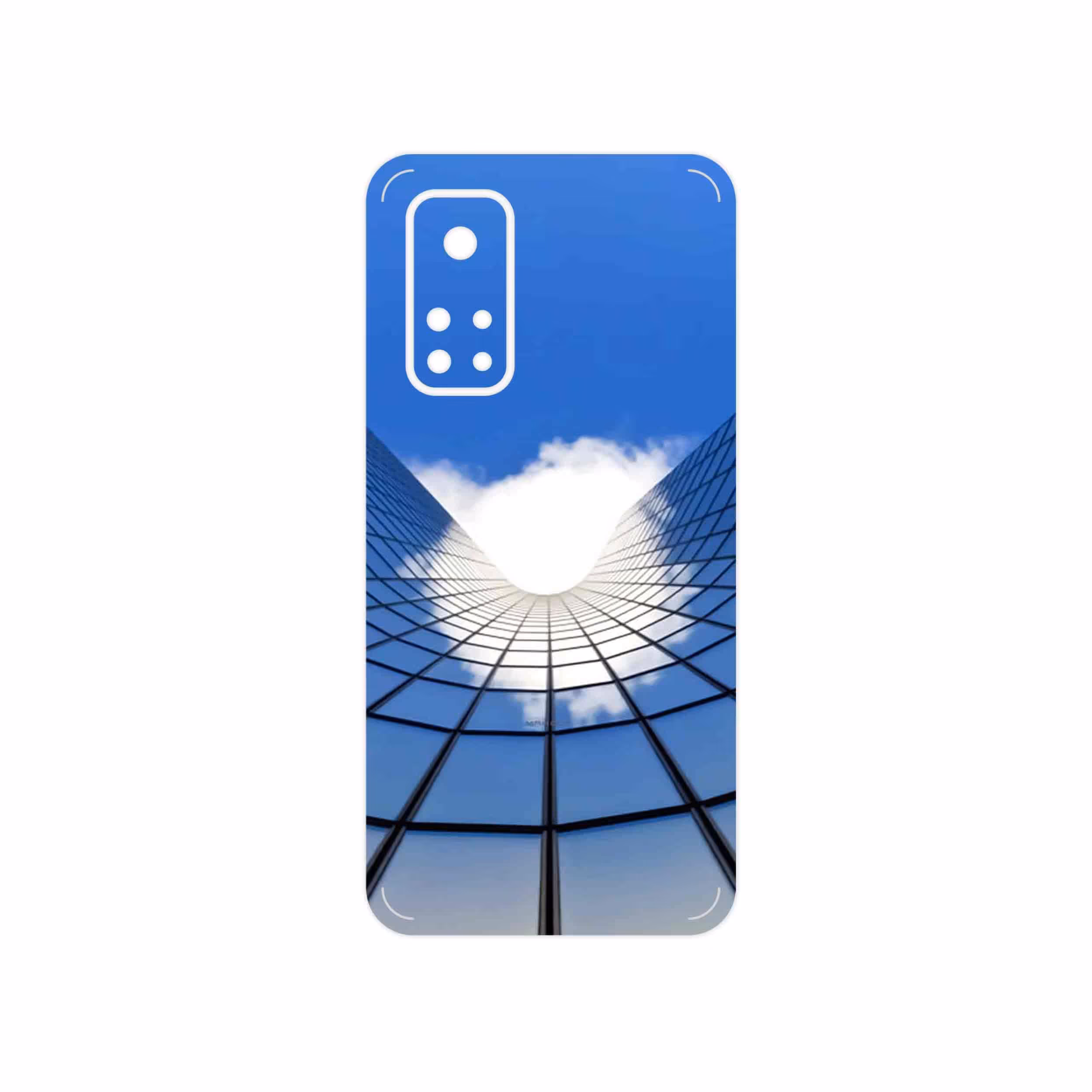 برچسب پوششی ماهوت مدل Glass skyscraper مناسب برای گوشی موبایل شیائومی Mi 10T Pro 5G