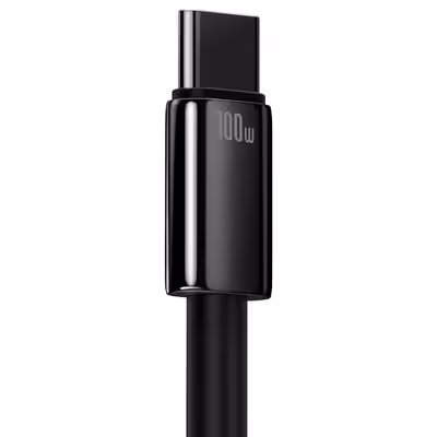 کابل تبدیل USB به USB-C باسئوس مدل Tungsten Gold 100W طول 1 متر