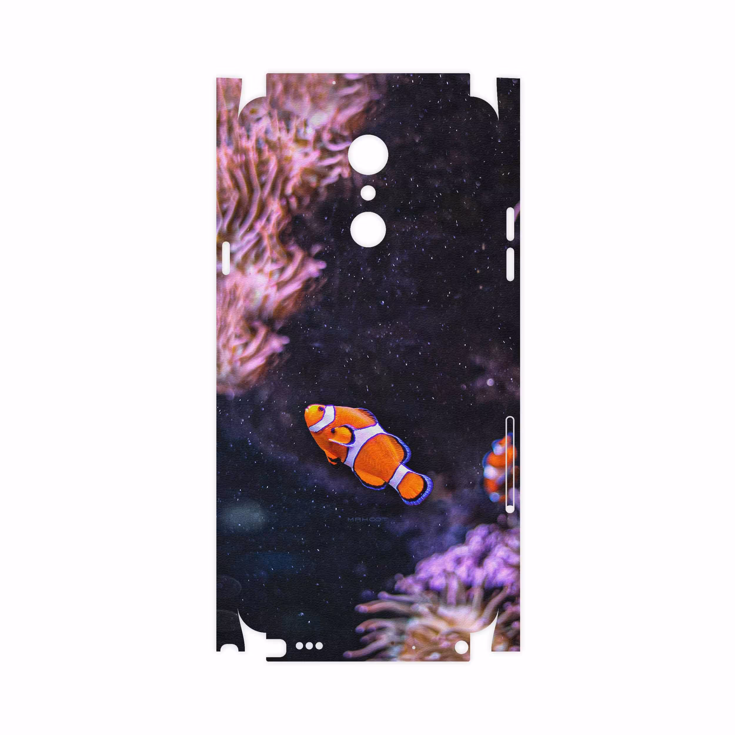 برچسب پوششی ماهوت مدل Clownfish-FullSkin مناسب برای گوشی موبایل ال جی Q Stylus