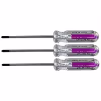 پیچ گوشتی چهارسو میکس مدل HT -003x75 مجموعه سه عددی 