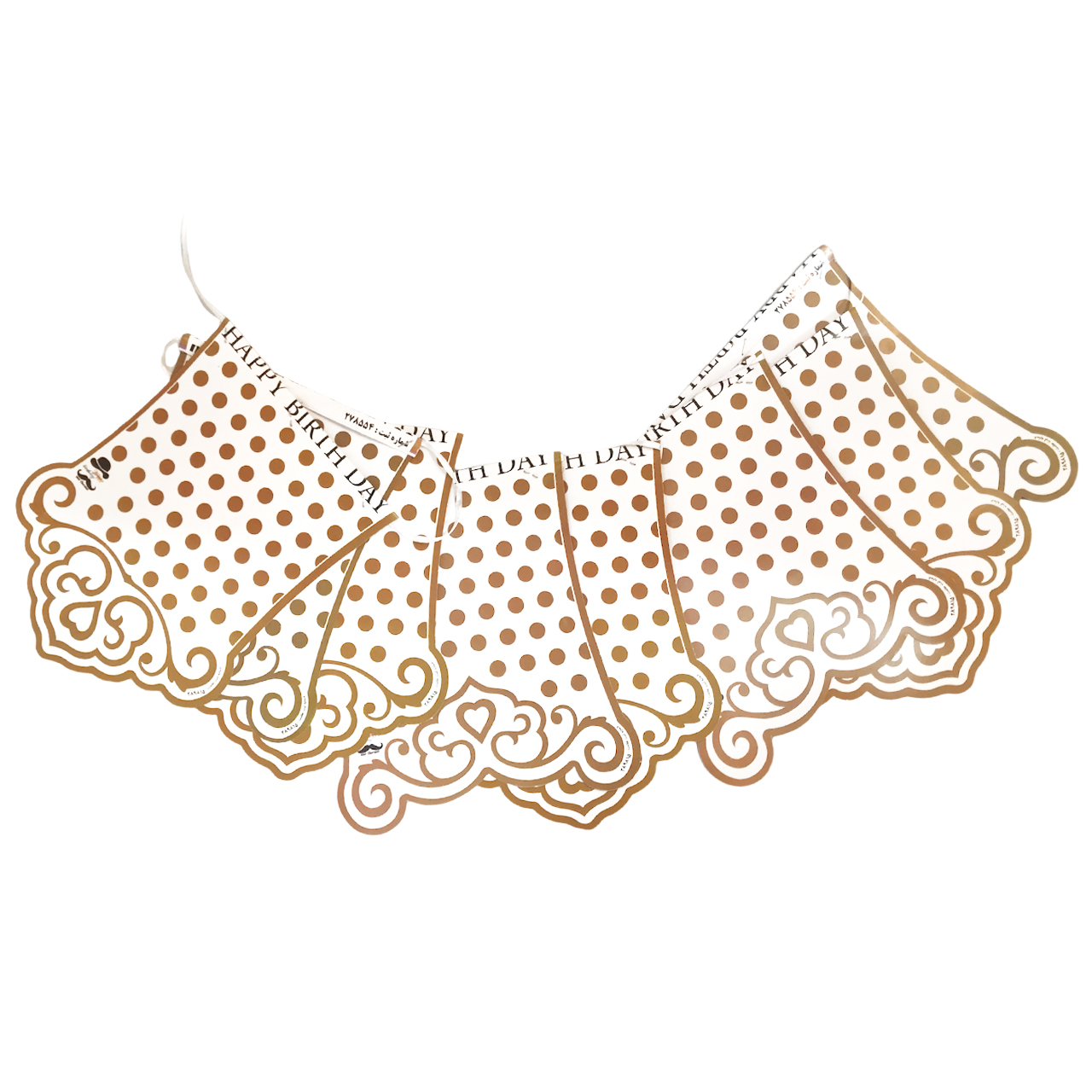 ریسه تولد مسترتم طرح خال خال پلاس