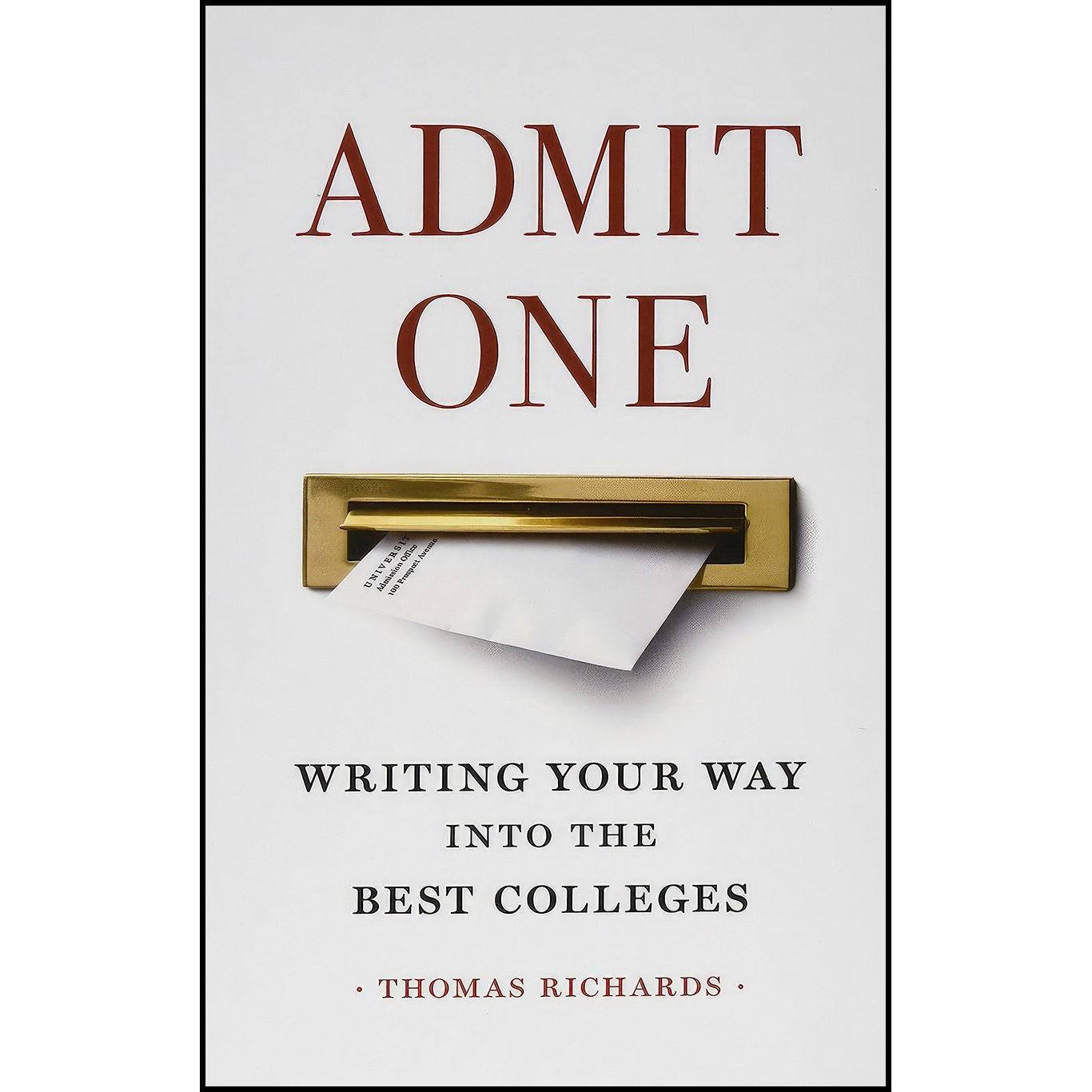 کتاب زبان اصلی Admit One اثر Thomas Richards