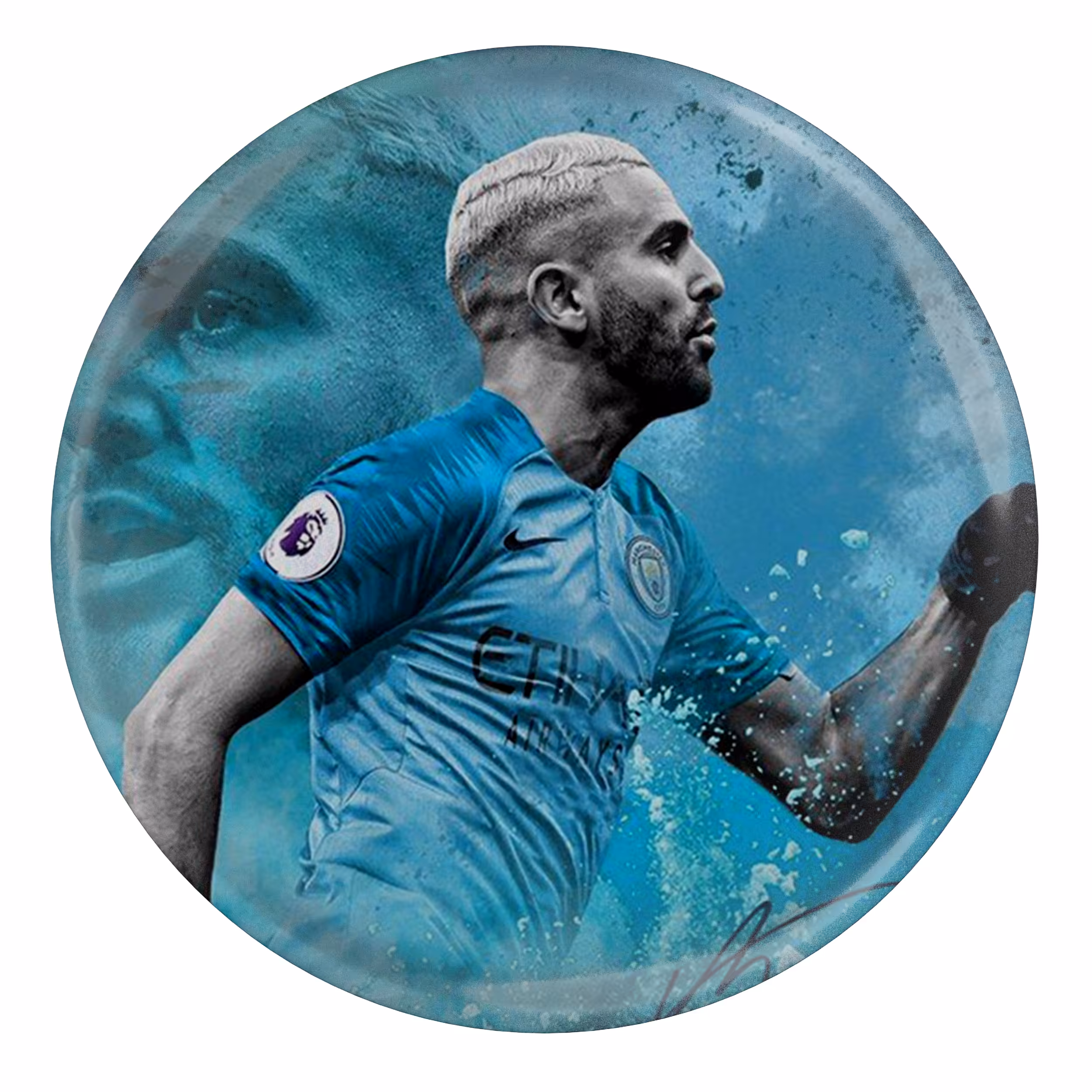 پیکسل طرح بازیکن منچستر سیتی ریاض محرز مدل S5551