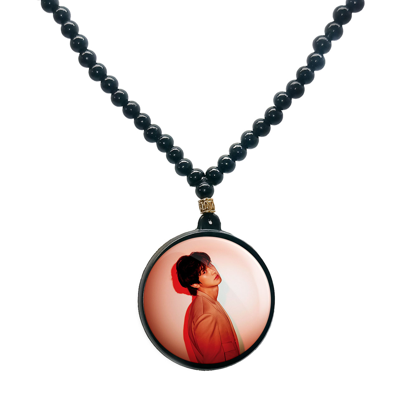 گردنبند پرمانه طرح exo کد pmd.14018 مدل دو طرفه