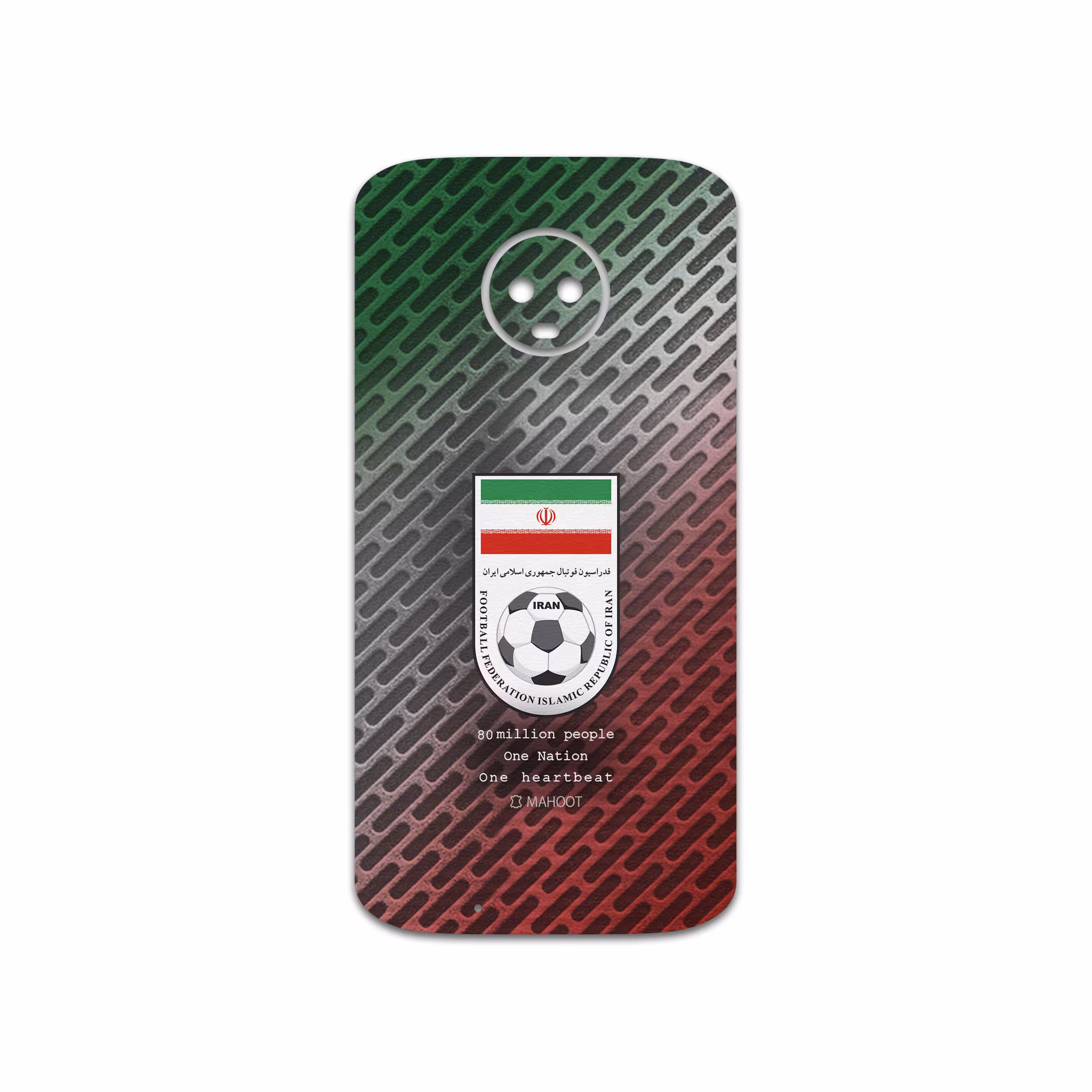 برچسب پوششی ماهوت مدل Iran-National-Football-Team مناسب برای گوشی موبایل موتورولا Moto G6