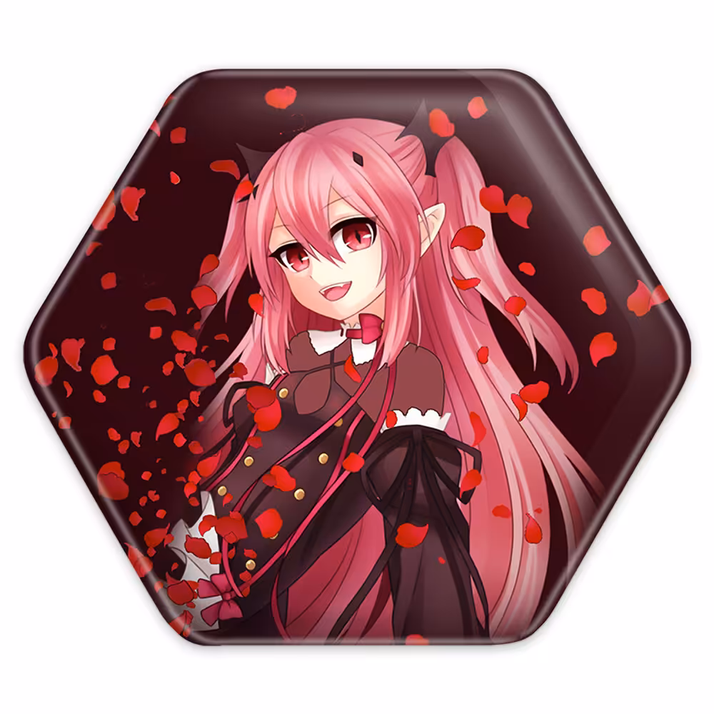 پیکسل خندالو طرح کورل تپس انیمه اسرافیل پایانی مدل شش ضلعی کد 12634