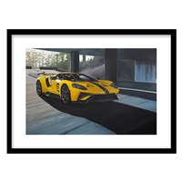 قیمت و خرید تابلو دکوراتیو مدل نقاشی خودرو کلاسیک کد 1373