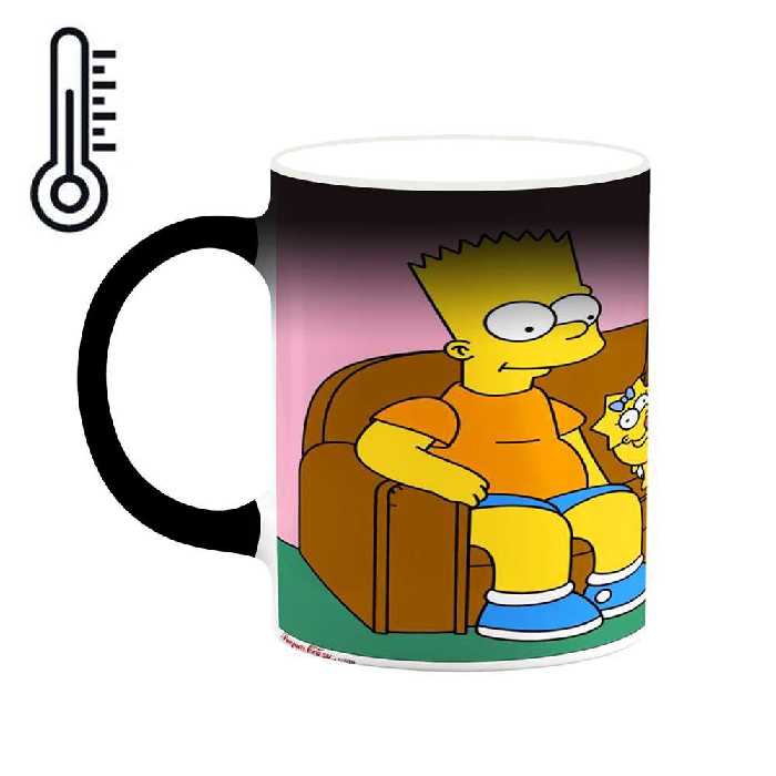 ماگ حرارتی کاکتی طرح کارتون سیمپسون مدل mgh23754