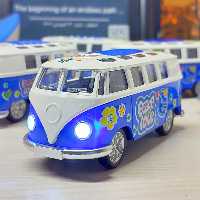 ماکت ون فولکس واگن فلزی مدلVW T1 1950  موجود به رنگ آبی سفید