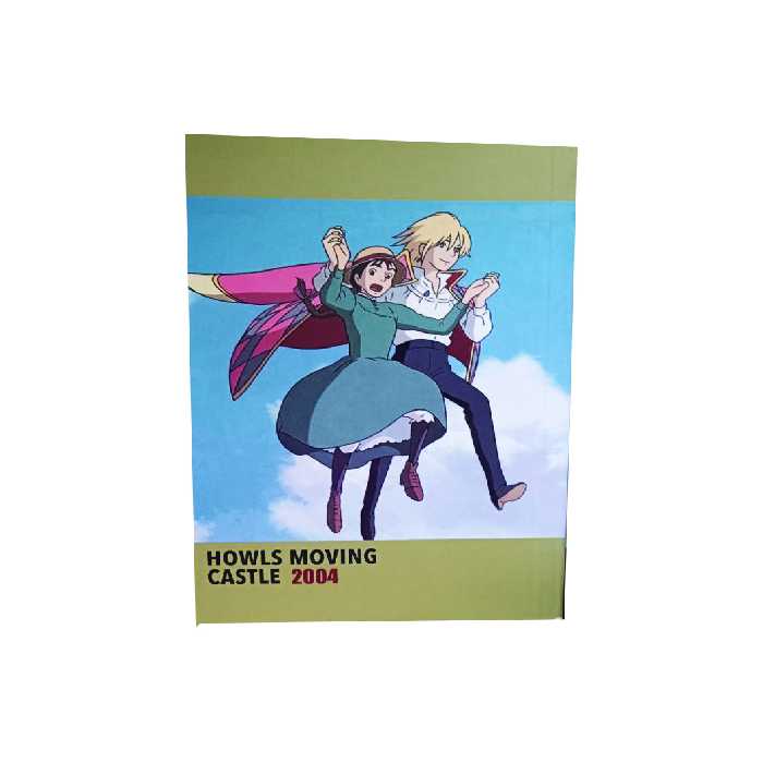دفتر طراحی کاغذ کرافت همیشه طرح انیمه HOWLS MOVING CASTLE 2004 سایز A5