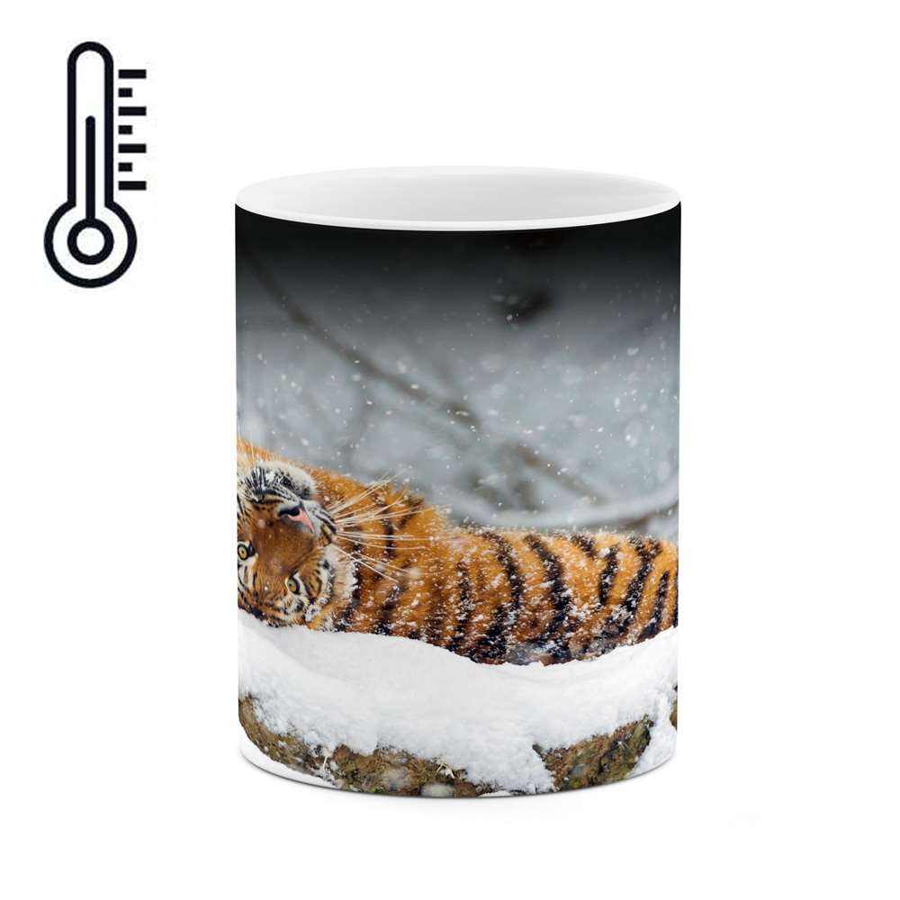 ماگ حرارتی کاکتی طرح ببر مدل mgh15715