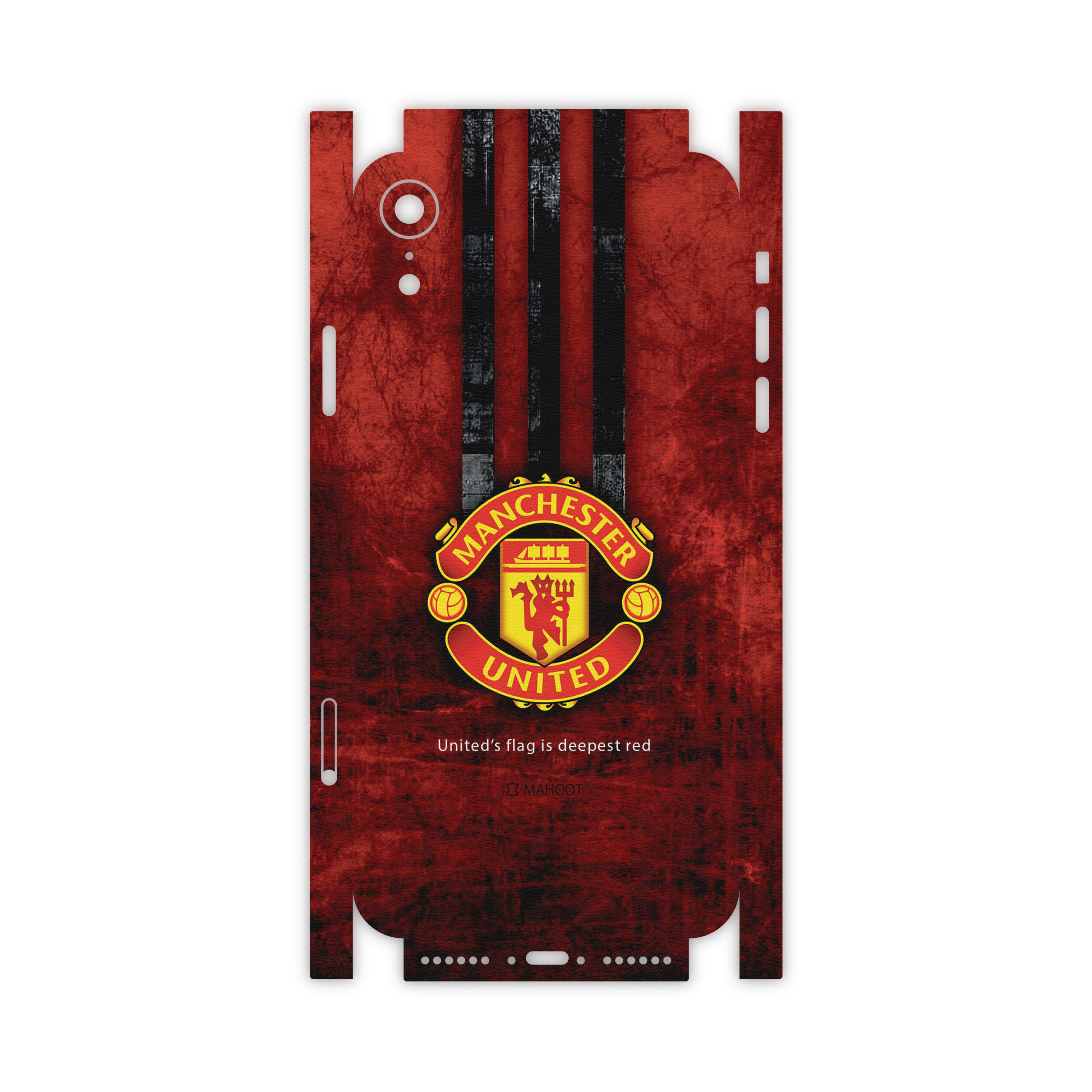 برچسب پوششی ماهوت مدل Manchester-United-FC-FullSkin مناسب برای گوشی موبایل اپل iPhone Xr
