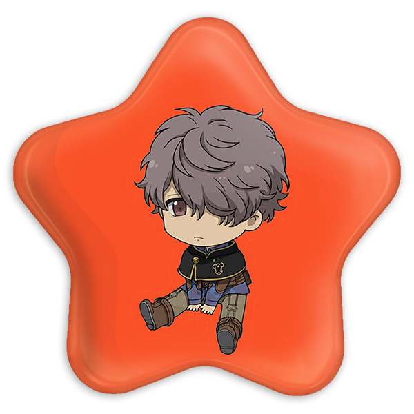 پیکسل خندالو طرح گوش آدلی انیمه بلک کلاور Black Clover مدل ستاره ای کد 10258