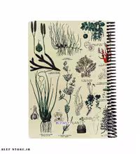 دفتر 100 برگ دات نوت – طرح BOTANY PLANTS