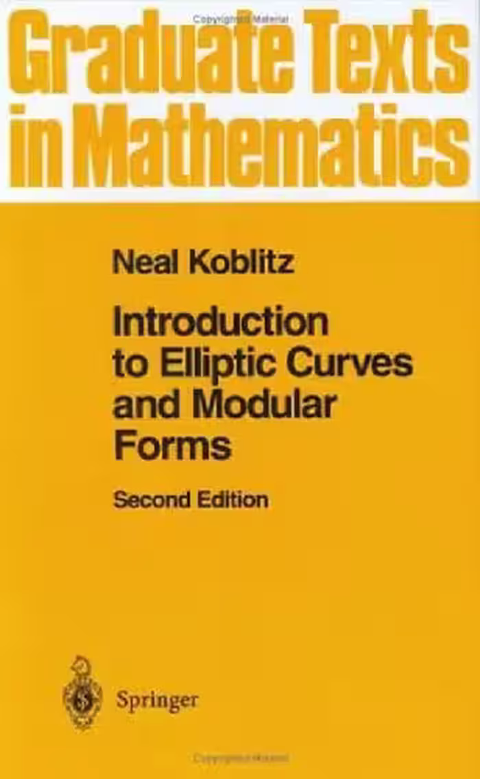 خرید و دانلود نسخه کامل کتاب Introduction to Elliptic Curves and Modular Forms