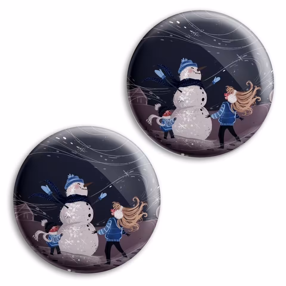 پیکسل پرمانه طرح آدم برفی کد pm2n.30401 مجموعه 2 عددی