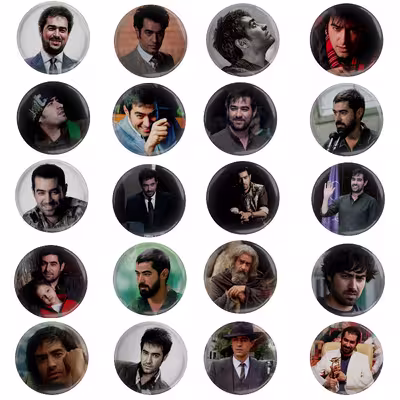 پیکسل مدل بازیگر سینما شهاب حسینی ایران S1-20 مجموعه 20 عددی
