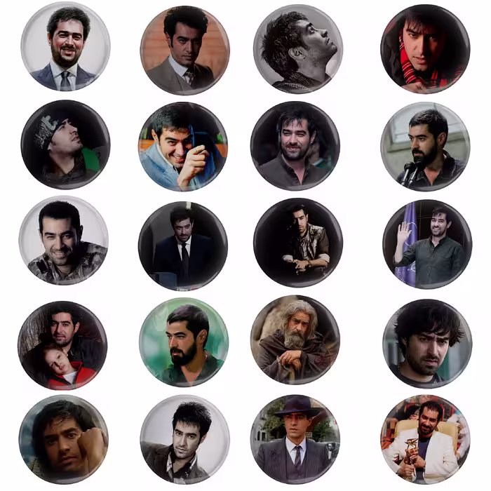 پیکسل مدل بازیگر سینما شهاب حسینی ایران S1-20 مجموعه 20 عددی