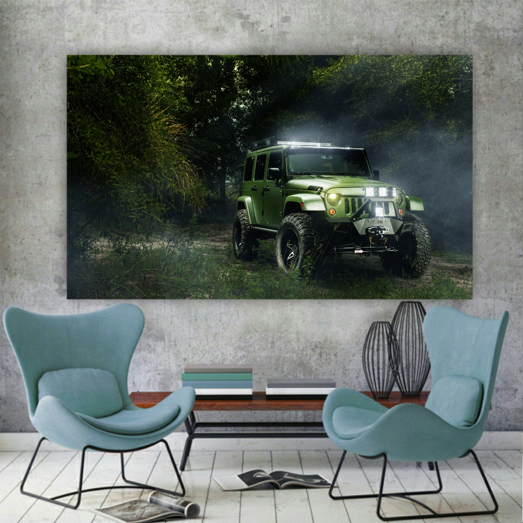 تابلو شاسی طرح جیپ صحرایی کد TP611