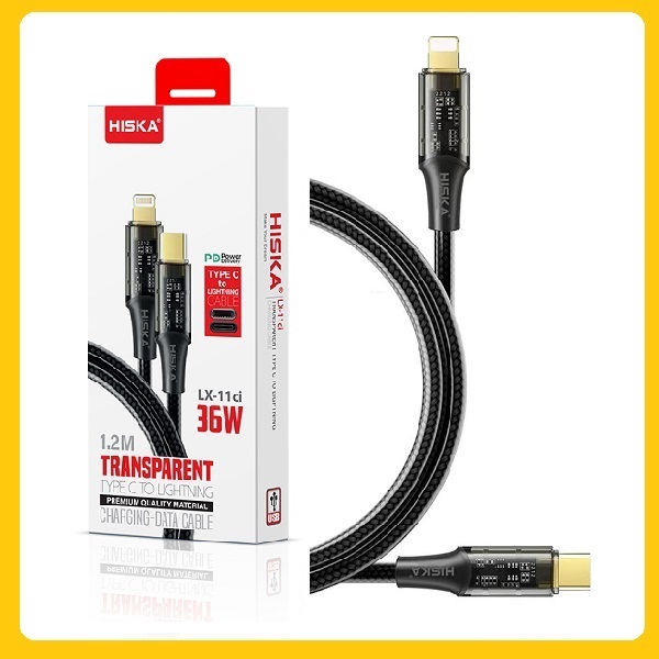 کابل تایپ سی به لایتنینگ هیسکا HISKA LX-11CI