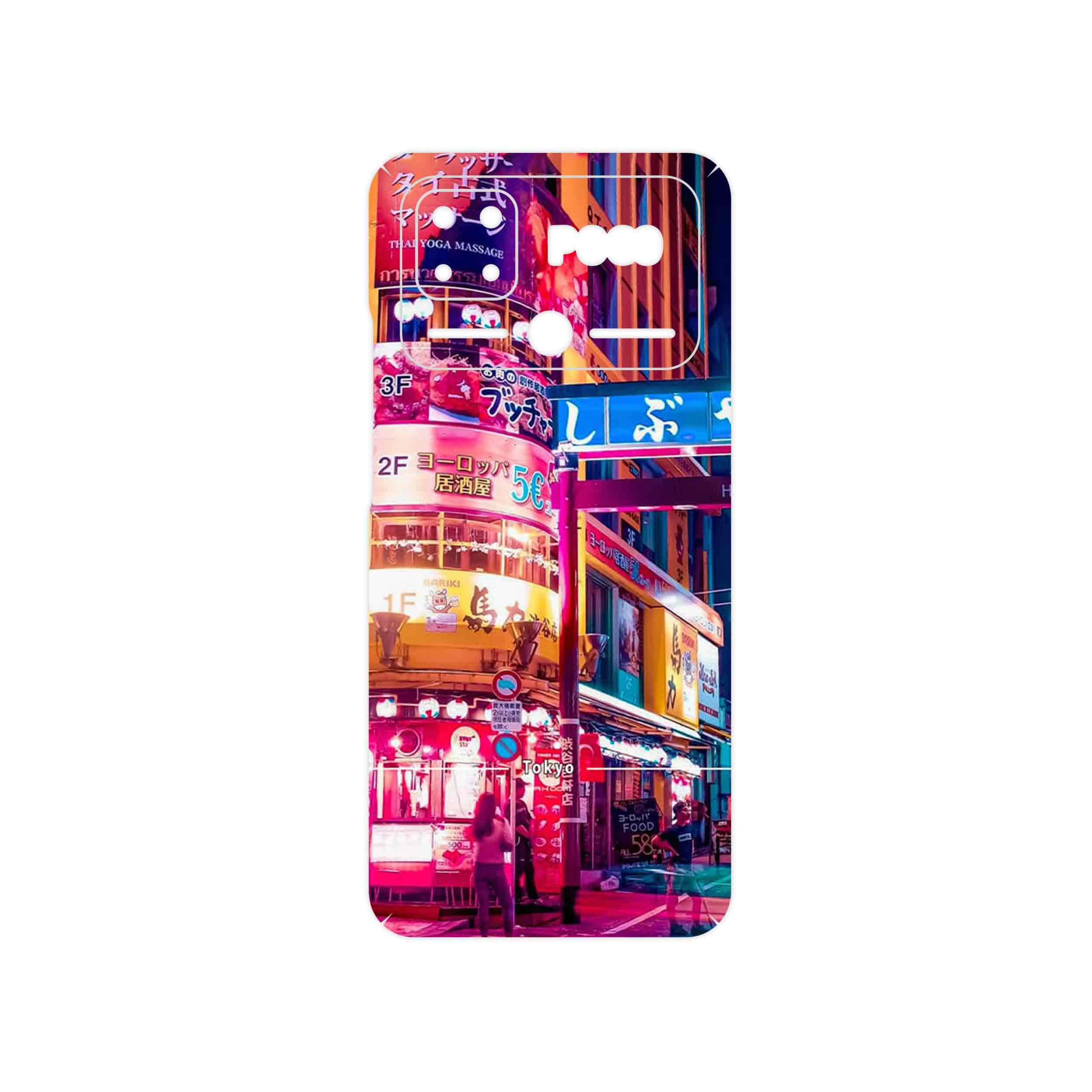 برچسب پوششی ماهوت مدل Tokyo City مناسب برای گوشی موبایل شیائومی Poco C40