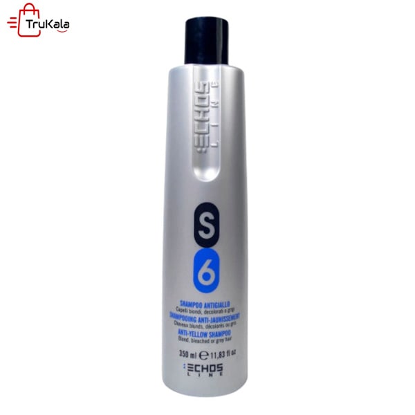 شامپو ضد زردی مو اچ اس لاین مدل S6 حجم 350 میلی لیتر