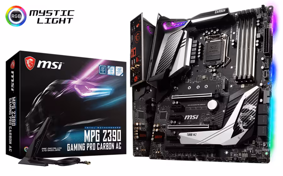 مادربرد ام اس آی مدل MPG Z390 GAMING PRO CARBON AC