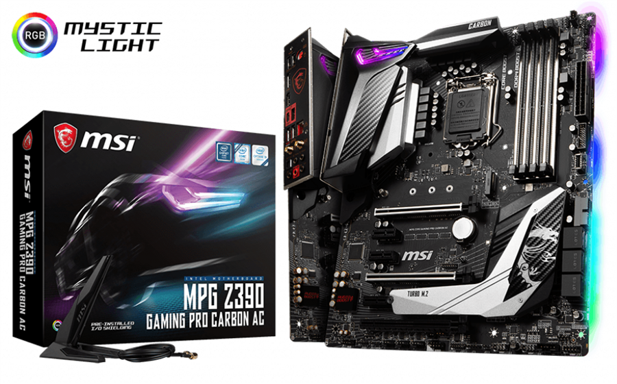مادربرد ام اس آی مدل MPG Z390 GAMING PRO CARBON AC