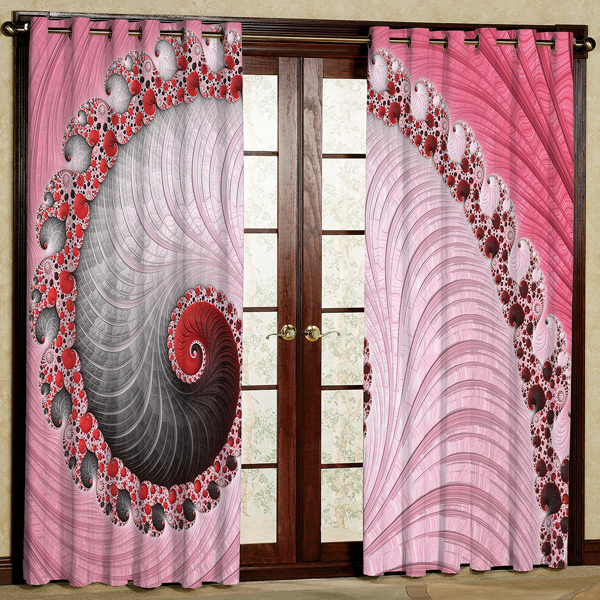 پرده مدل مخمل پانچی کد 6802 سایز 280x140 سانتی متر