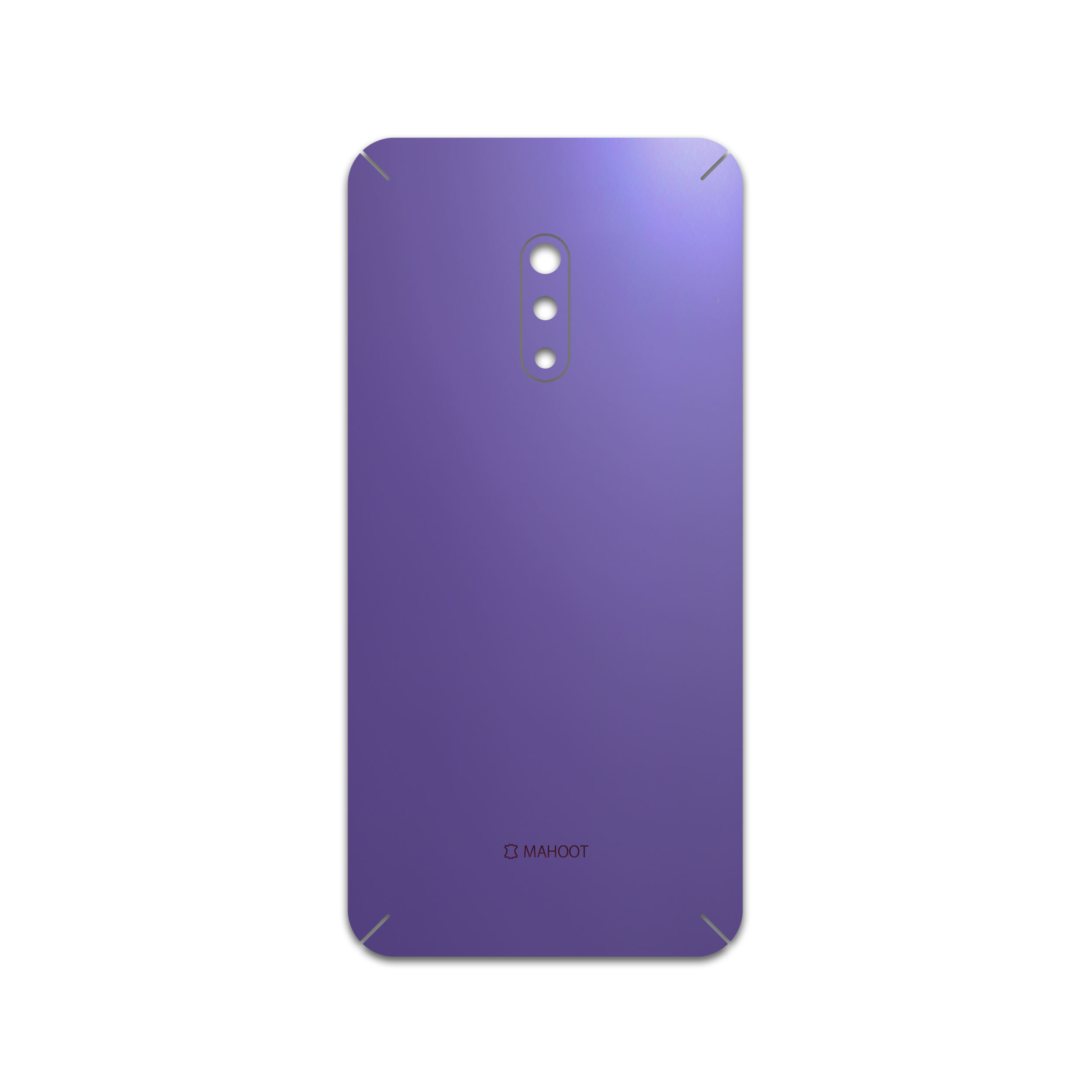 برچسب پوششی ماهوت مدل Matte-BlueBerry مناسب برای گوشی موبایل اپو Realme X