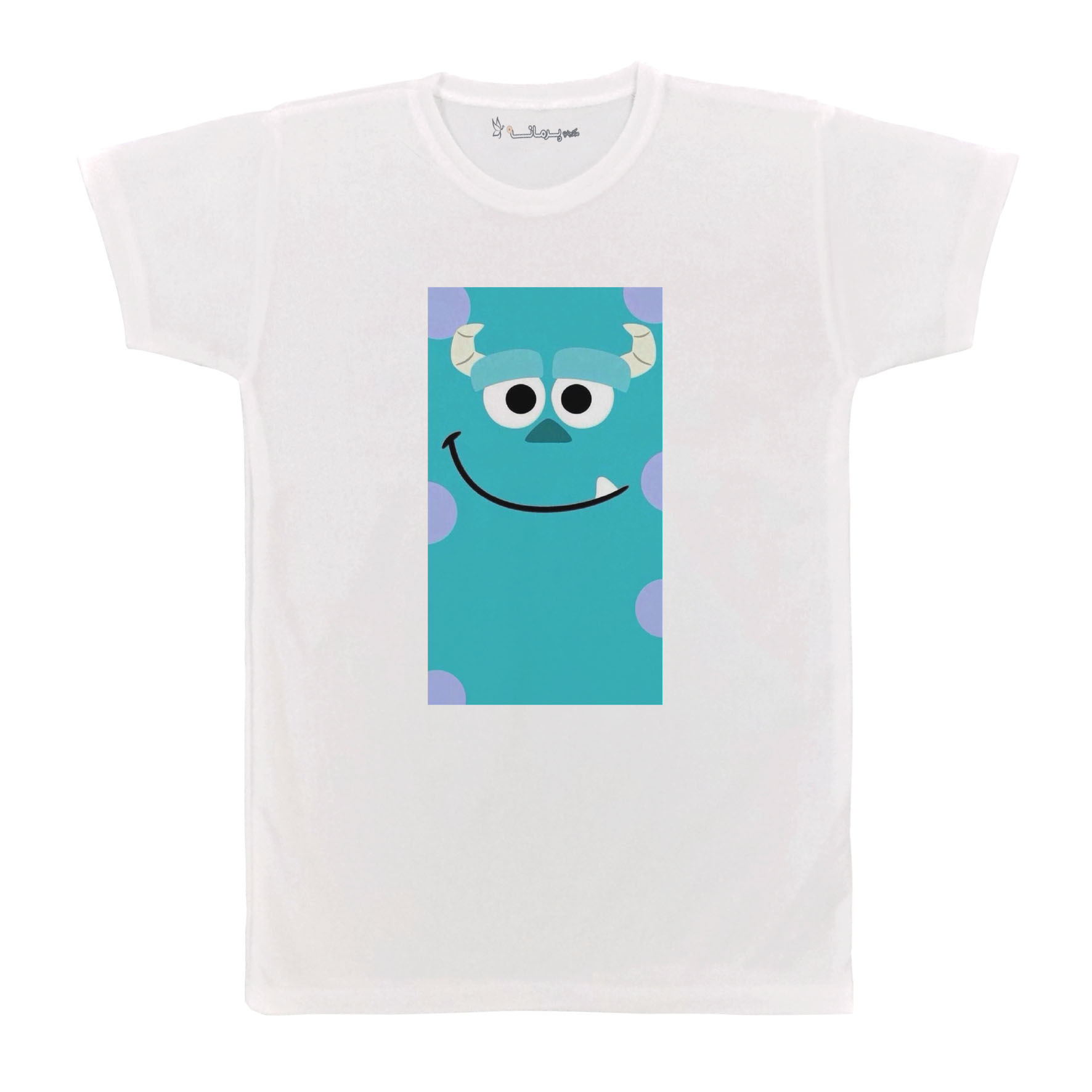 تی شرت آستین کوتاه بچگانه پرمانه طرح کارخانه هیولاها کد pmt.7820