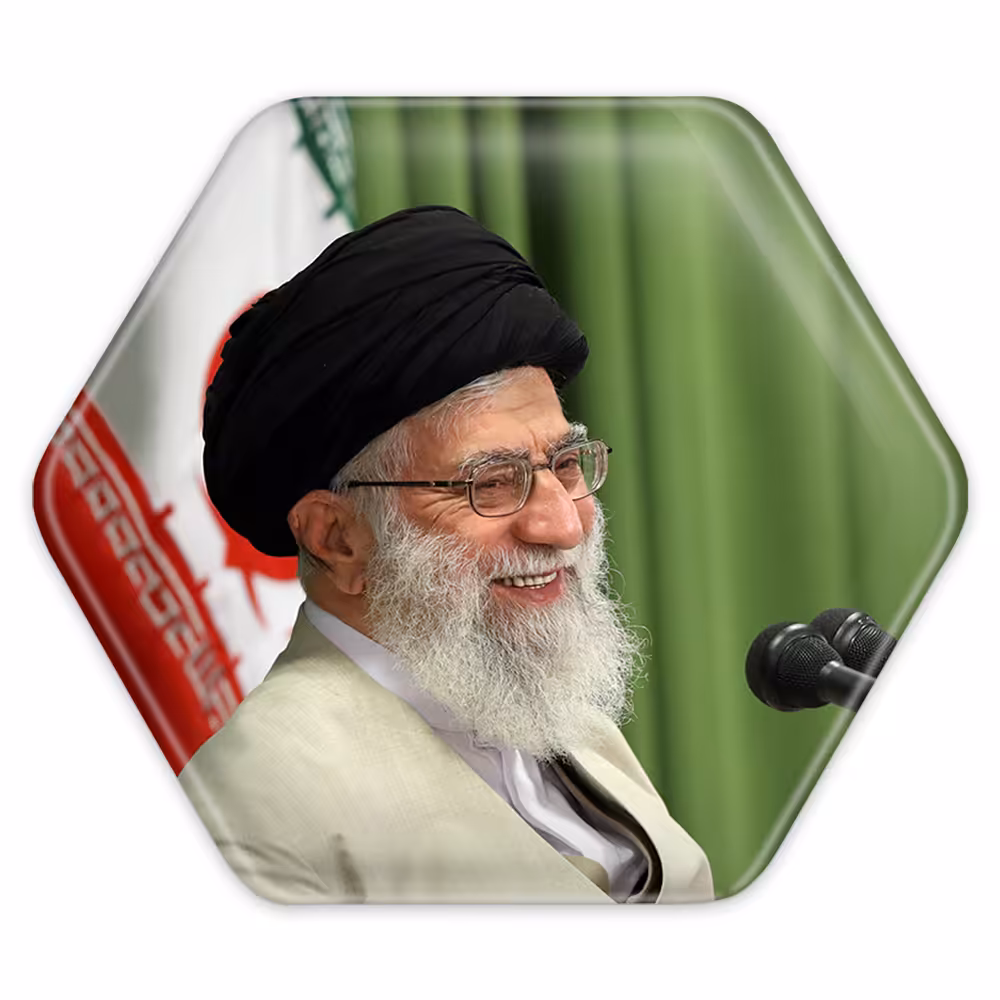 پیکسل خندالو طرح تصویر رهبر مدل شش ضلعی کد 2570