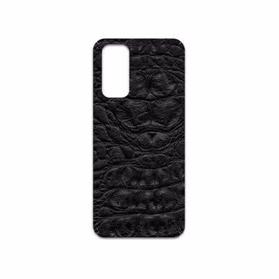 برچسب پوششی ماهوت مدل Black-Crocodile-Leather مناسب برای گوشی موبایل شیائومی Redmi Note 11