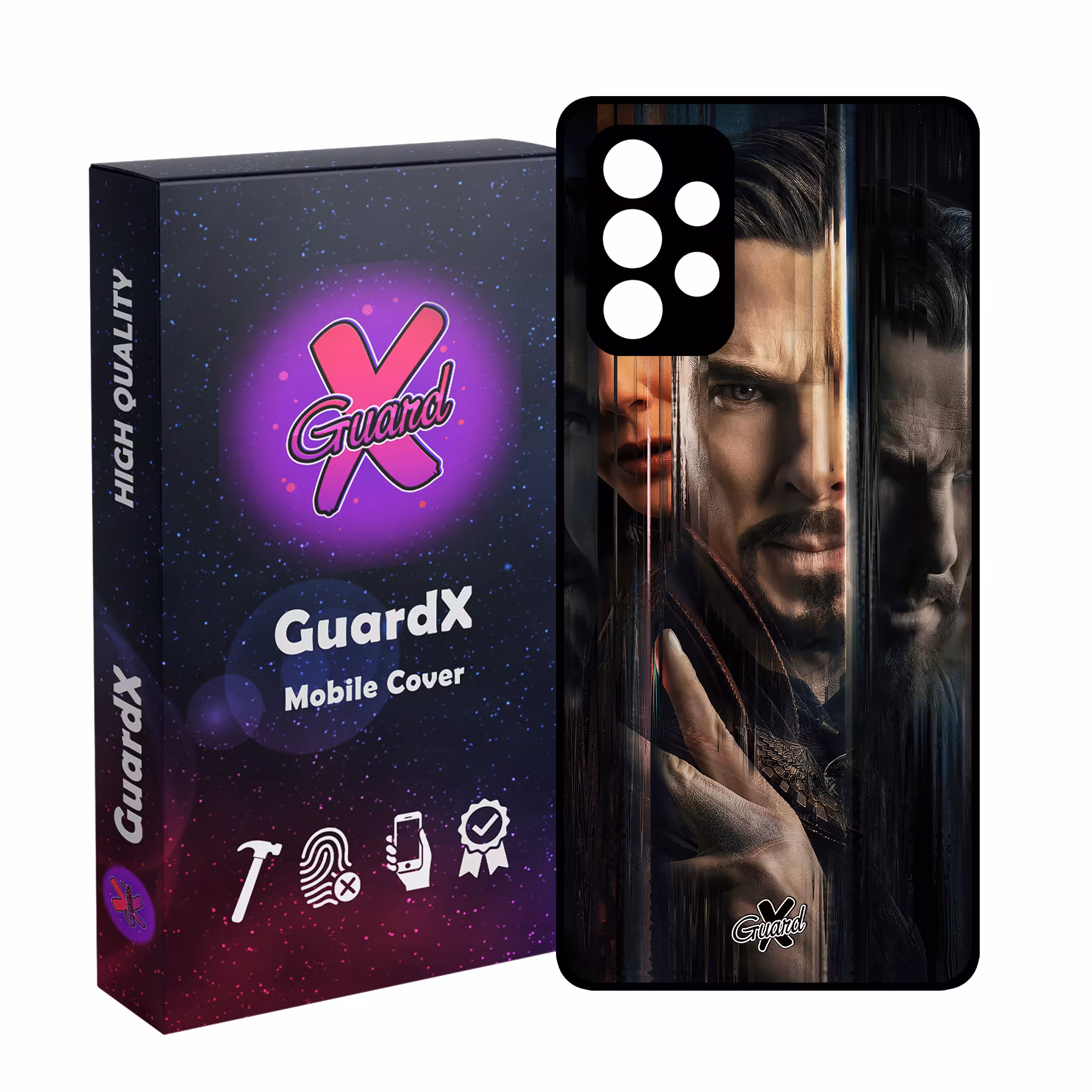 کاور گارد ایکس طرح دکتر استرنج مدل Glass10485 مناسب برای گوشی موبایل سامسونگ Galaxy A23 4G