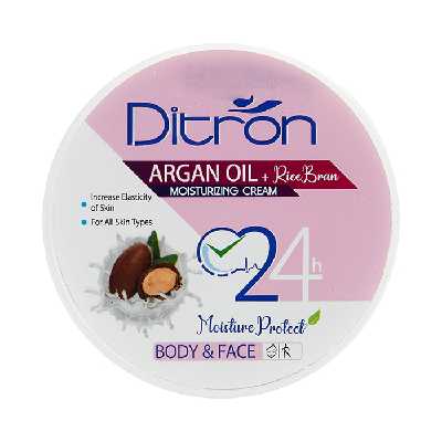 کرم مرطوب کننده دیترون مدل Argan oil حجم 200 میلی لیتر