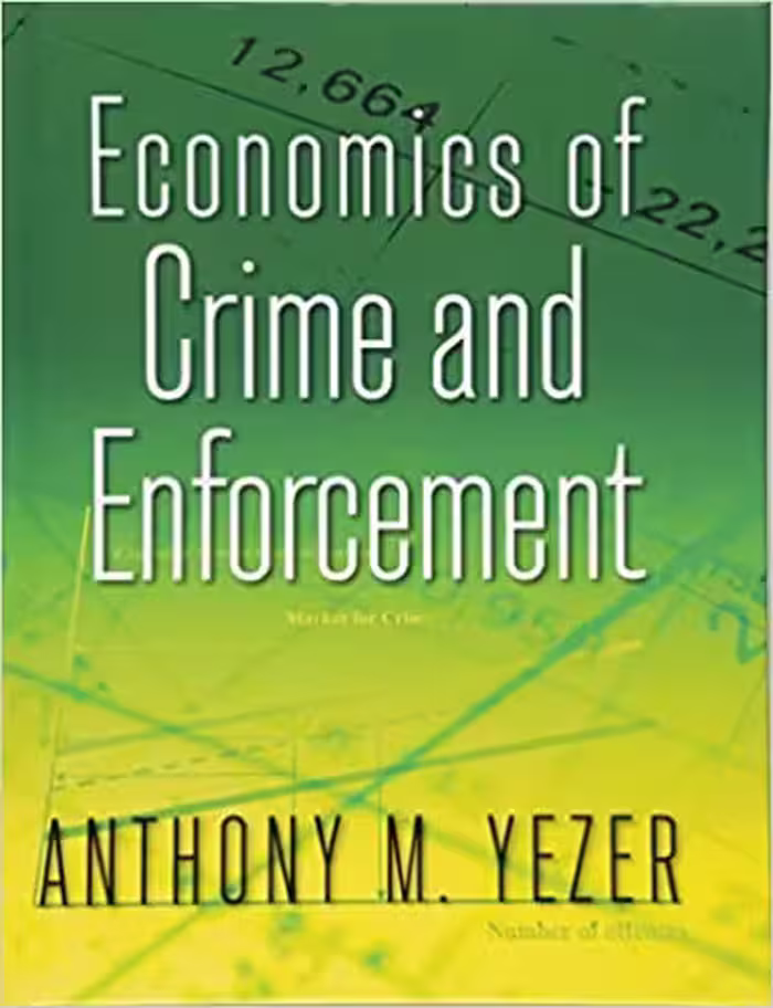 خرید و دانلود نسخه کامل کتاب Economics of Crime and Enforcement - Pdf