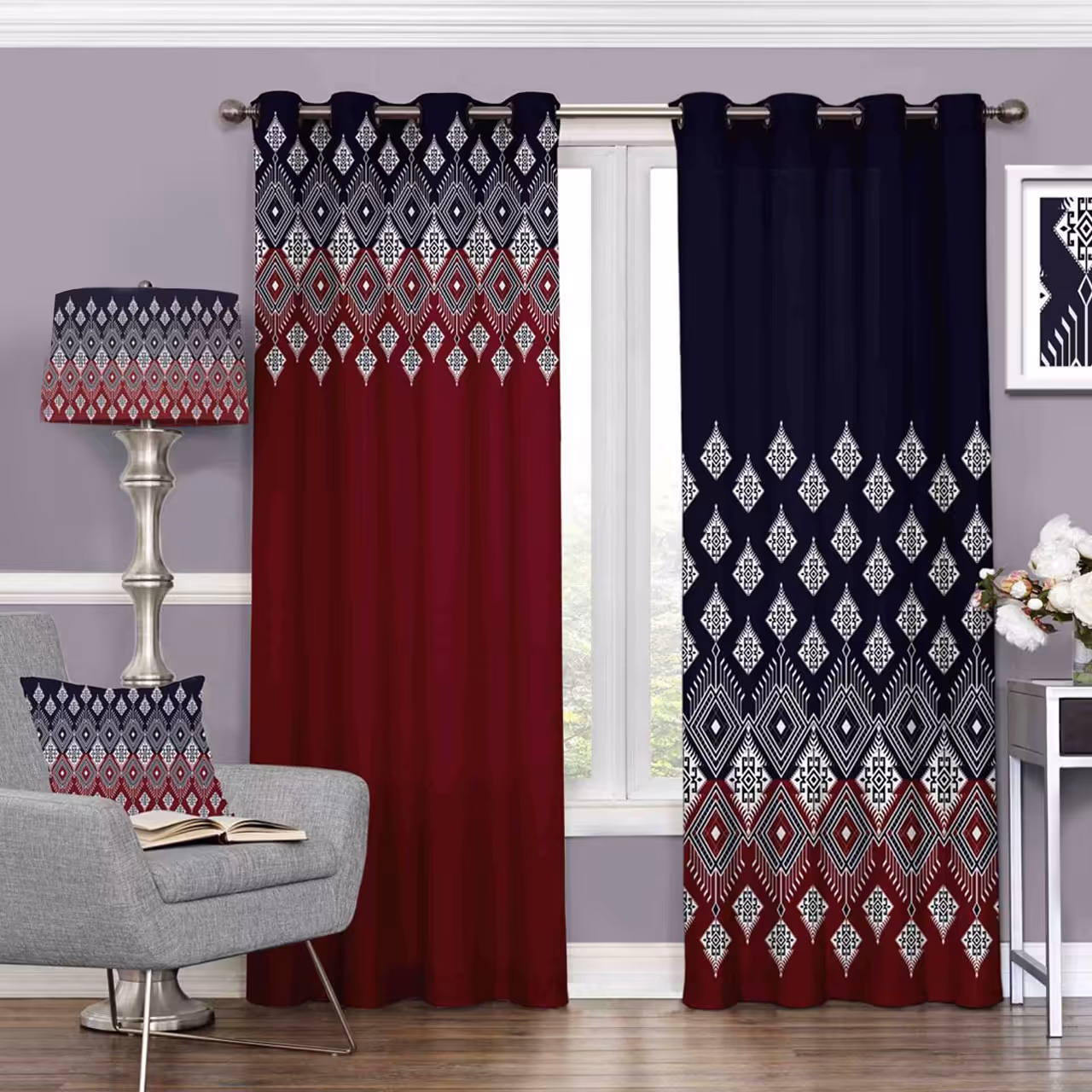 پرده مدل SH-003 سایز ۲۹۰x۱۴۰ سانتی متر