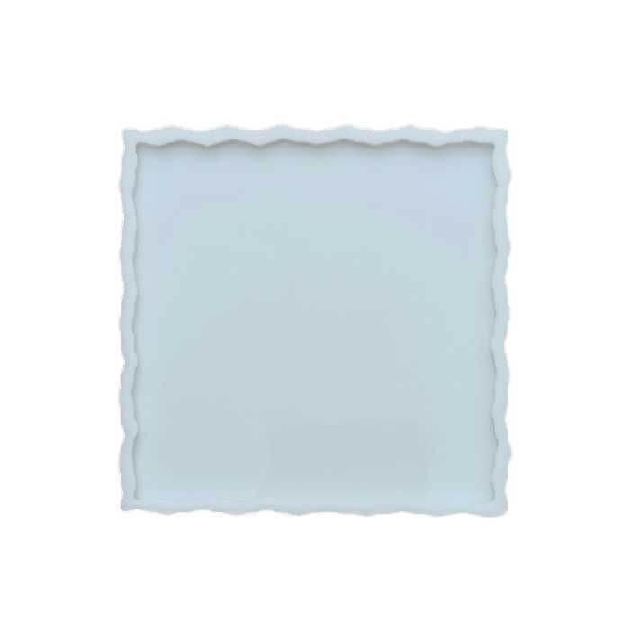 قالب رزین مدل زیرلیوانی طرح مربع دفرمه کد ZM1