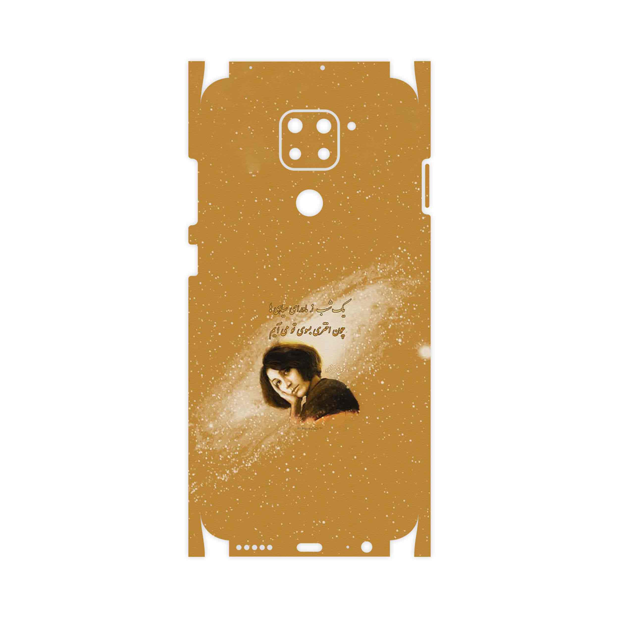 برچسب پوششی ماهوت مدل Forough Farrokhzad-FullSkin مناسب برای گوشی موبایل شیائومی Redmi Note 9