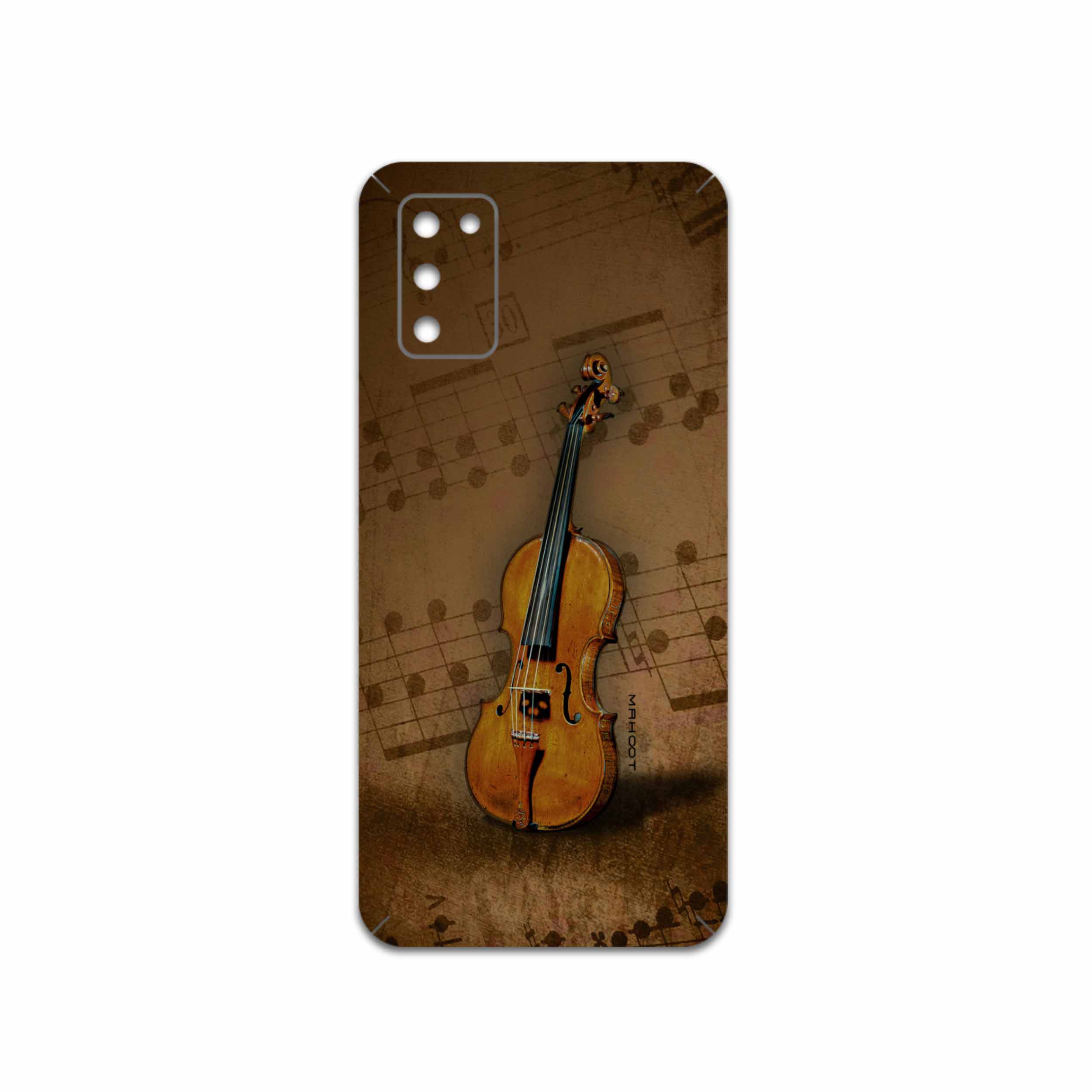 برچسب پوششی ماهوت مدل Violin-Instrument مناسب برای گوشی موبایل سامسونگ Galaxy A03S