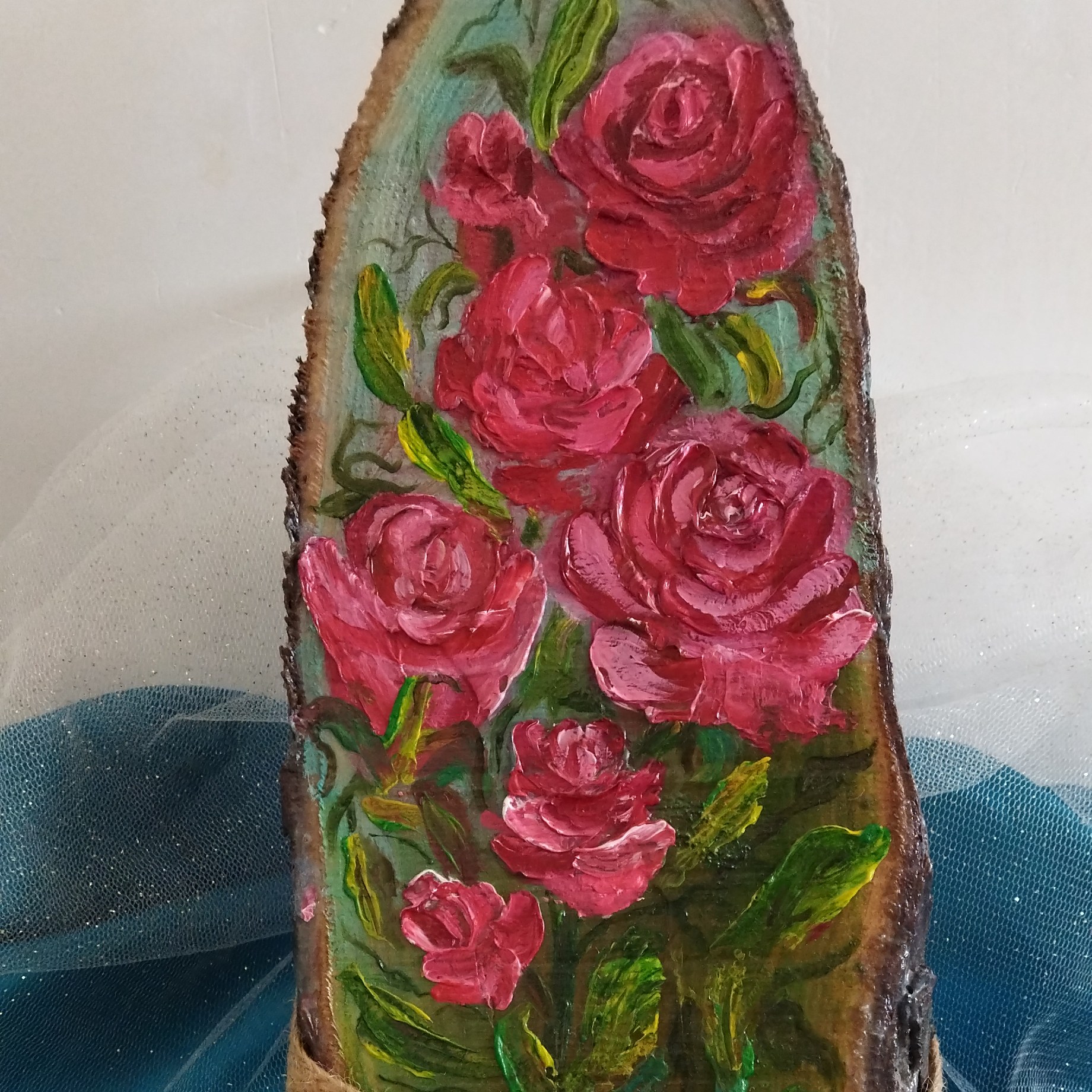 تابلو نقاشی گل رز