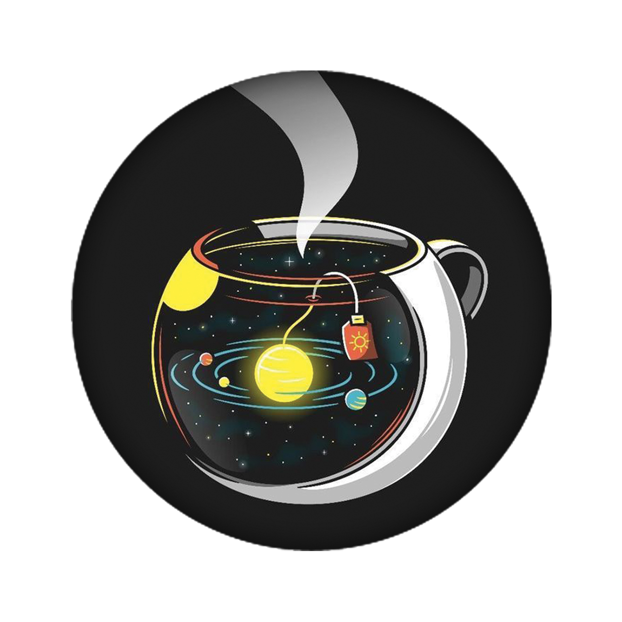 استیکر تزئینی موبایل مدل فضا کد 3434