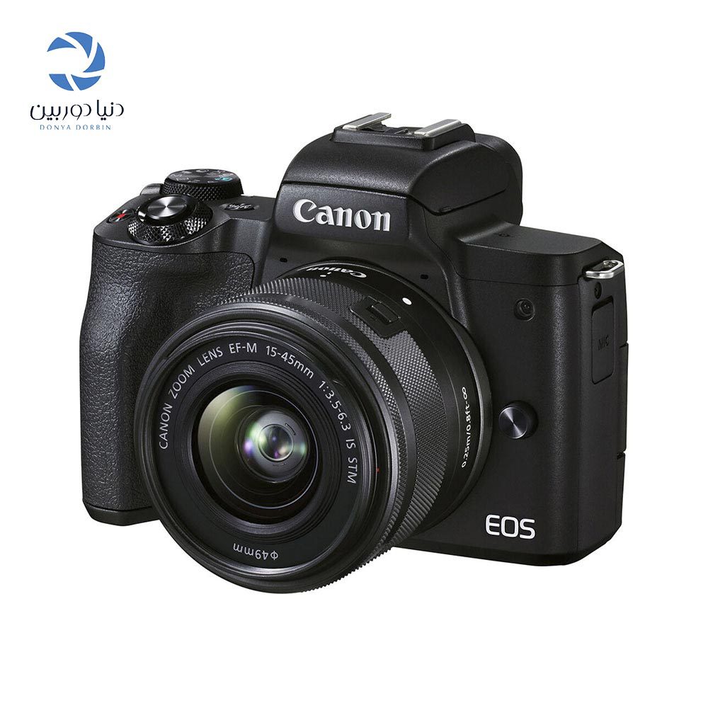 دوربین بدون آینه کانن CANON EOS M50 markii kit 15-45mm-f/3.5_ 6.3 is stm