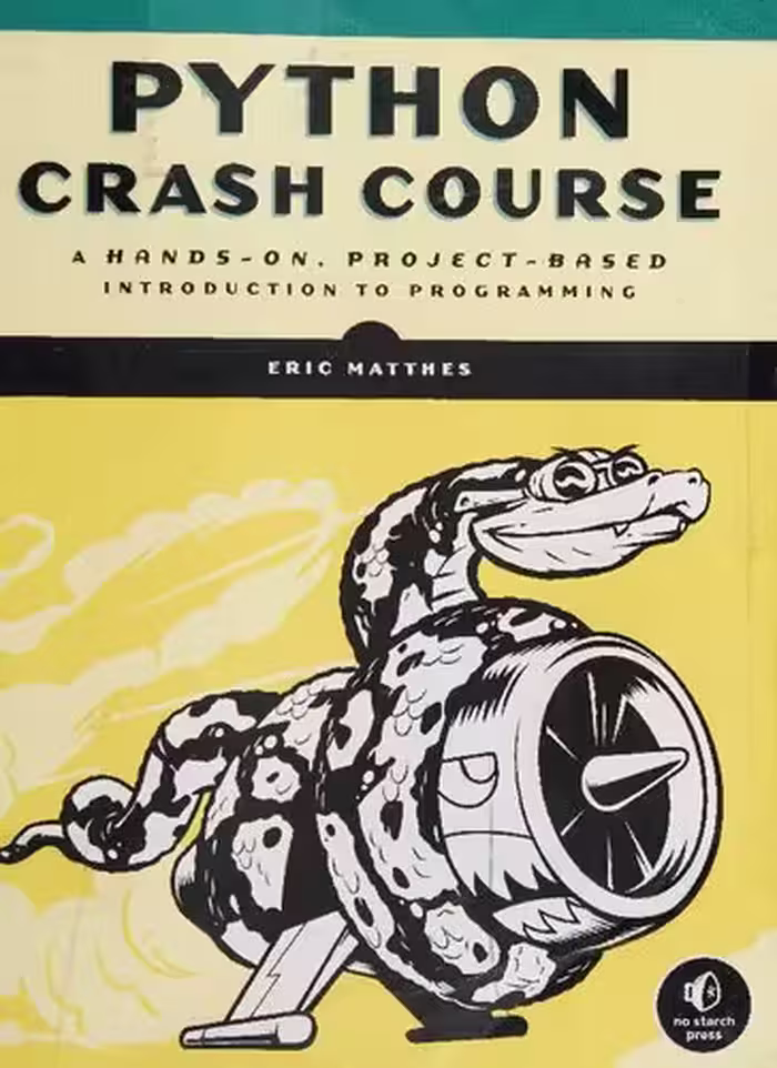 خرید و دانلود نسخه کامل کتاب Python Crash Course: A Hands-On, Project-Based Introduction to Programming