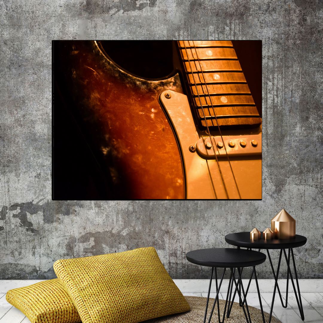 تابلو شاسی بکلیت طرح ساز موسیقی گیتار برقی مدل SH-S6338