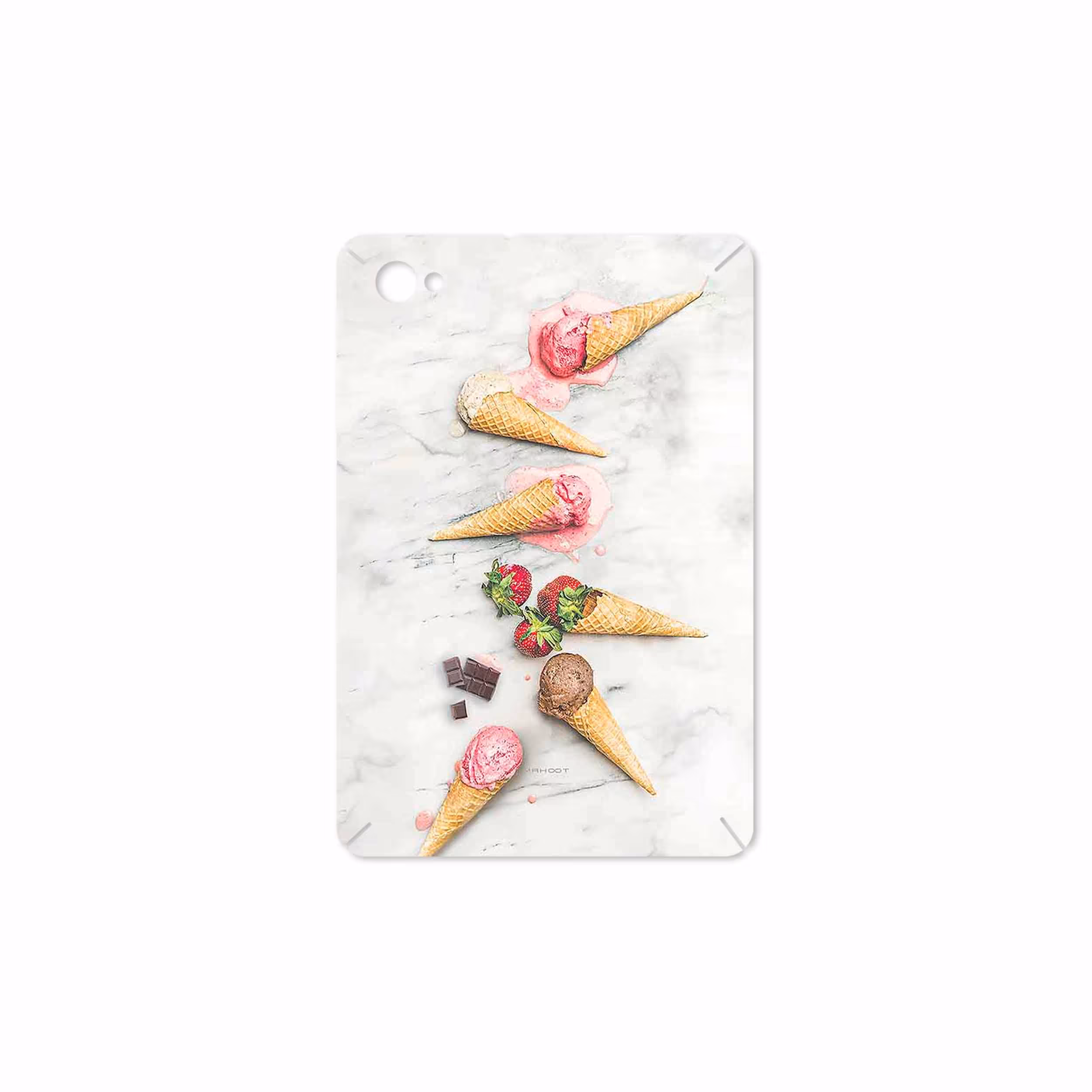 برچسب پوششی ماهوت مدل Funnel ice cream مناسب برای تبلت سامسونگ Galaxy Tab 7.7 2011 P6800